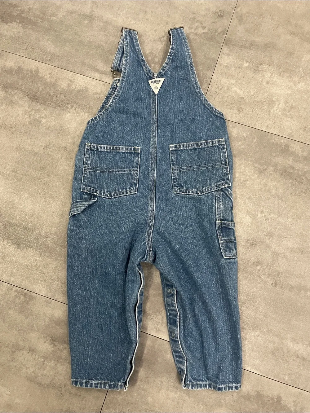 24 month OshKosh B'gosh Blue Denim Kids toddler Overalls